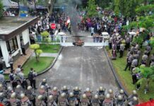 Ratusan Massa Aliansi Mahasiswa dan Masyarakat Gelar Aksi di DPRD Ciamis, Tuntut Reformasi dan Transparansi Anggaran