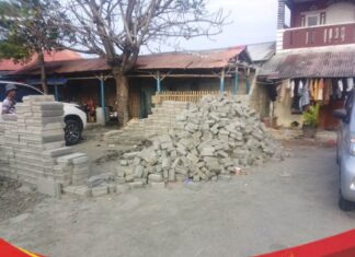 Proyek Paving Blok di Pulau Cangkir Diduga Luput Pengawasan, Tak Ada Papan Informasi Publik