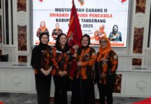 Reni Resmi Nahkodai Srikandi Pemuda Pancasila Kabupaten Tangerang