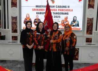 Reni Resmi Nahkodai Srikandi Pemuda Pancasila Kabupaten Tangerang