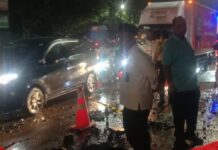 Akibat Bocor Pipa Milik Perumda TB, Direksi dan Jajaran Gercep Atasi Persoalan Dilokasi