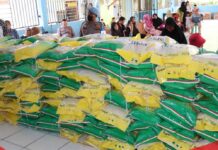 Polsek Lawang Kidul Gelar Gerakan Pangan Murah, 5 Ton Beras Bulog Ludes Terjual
