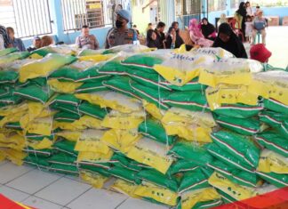 Polsek Lawang Kidul Gelar Gerakan Pangan Murah, 5 Ton Beras Bulog Ludes Terjual