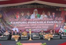 Habib Luthfi Pimpin Kirab Merah Putih Panjalu, Ribuan Massa Tumpah Ruah Dijaga Ketat Polres Ciamis