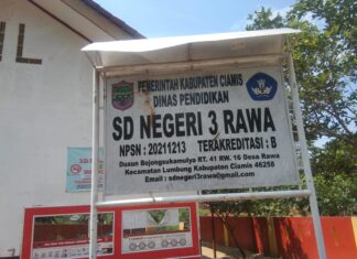 Beberapa Ruang Kelas Rusak Parah, SDN 3 Rawa Ciamis Butuh Perhatian Serius