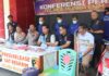 Polres Muara Enim Gelar Konferensi Pers Ungkap Kasus Illegal Drilling di Wilayah Gunung Megang