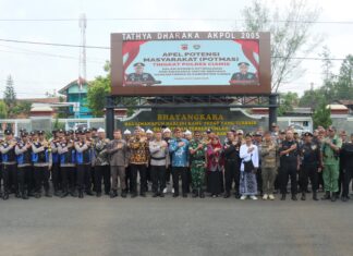 Polres Ciamis Gelar Apel Potensi Masyarakat, Dorong Optimalisasi Pam Swakarsa