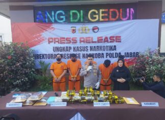 Polda Jabar Bongkar Jaringan Narkoba Internasional, Sita 17,6 Kg Sabu dan 19,5 Kg Ganja