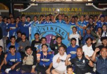 Nobar Persib di Polres Ciamis: Lautan Biru Pemersatu Suporter dan Forkopimda