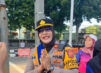 Dukung Patroli Mojang Lodaya Kapolda Jabar, Polwan Polres Bogor Sapa Warga Saat Uji Coba Car Free Day di Jalan Tegar Beriman