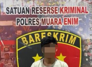 Pencurian Besi di Taman Serasan Sekundang Sempat Viral di Medsos, Dua Pelaku Diamankan Polres Muara Enim
