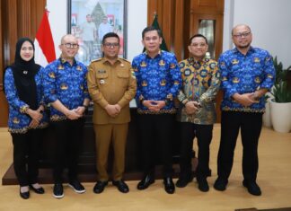 Transisi Kepemimpinan BPN Banten, Kakanwil Temui Gubernur Pastikan Koordinasi Strategis Tetap Berjalan