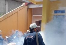 Karang Taruna dan Warga Cimanggis Bojonggede Gelar Fogging Cegah DBD Secara Swadaya