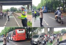 Polres Metro Tangerang Kota Gelar Pelayanan Pagi, Atur Lalu Lintas di Titik Padat Kendaraan