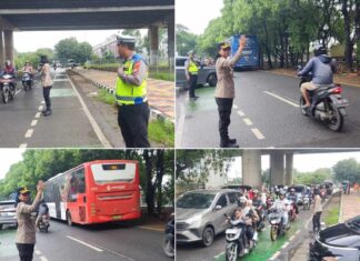 Polres Metro Tangerang Kota Gelar Pelayanan Pagi, Atur Lalu Lintas di Titik Padat Kendaraan