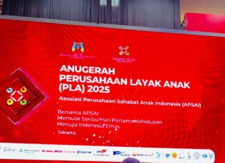 Komitmen pada Hak Anak, PTBA Sabet Anugerah Perusahaan Layak Anak Tingkat Nindya