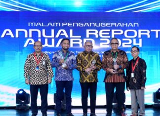 PT Bukit Asam Raih Juara 1 ARA 2024 untuk Kategori Perusahaan Go Publik Non Keuangan