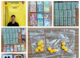 Polsek Teluknaga Bongkar Peredaran Tramadol dan Hexymer Ilegal Berkedok Toko Kosmetik