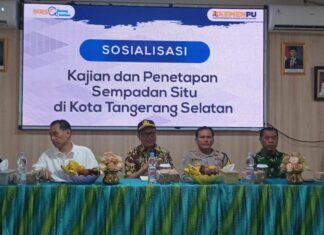 BBWS Tetapkan Sempadan Situ Bungur Tangsel, Puluhan Bangunan Liar Terancam Ditertibkan