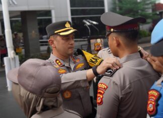 Kapolres Bogor Pimpin Apel Kenaikan Pangkat, Lanjutkan Penanaman Pohon