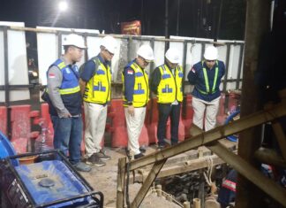 H. Sachrudin Pantau Langsung Peralihan Pipa TKR ke TB, Pastikan Proses Berjalan Sesuai Rencana