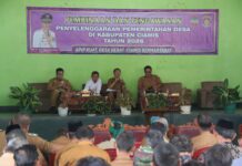 Giat Pembinaan dan Pengawasan Pemerintahan Desa, Bupati Ciamis Tekankan Sinergitas dan Soliditas