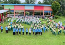 Sambut Ramadan 1447 H, SDN 2 Kemang Gelar Senam Bersama di Lapangan Kantor Pusbang