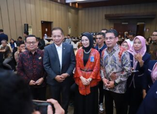 Kakanwil BPN Banten Harison Mocodompis Raih Penghargaan Golden Leader 2026 di HUT ke-6 JMSI