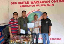 PT Huadian Bukit Asam Power Sumsel 8 Apresiasi PD IWO Muara Enim di HPN 2026, Tegaskan Sinergi Pers dan Industri