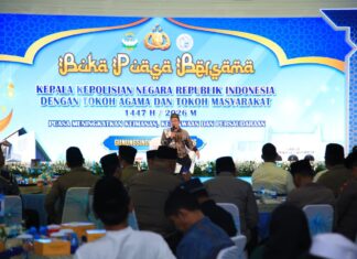 Pembangunan SMA Kemala Taruna Bhayangkara Bogor Capai 60 Persen, Polri Gelar Buka Puasa Bersama Warga Gunung Sindur