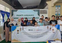 Ramadhan 1447 H, PT Bukit Asam Berikan Santunan Anak Yatim dan Duafa di Muara Enim