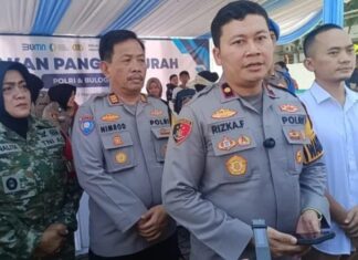GPM Polri dan Perum Bulog di Dramaga Bogor Diserbu Konsumen UMKM