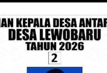 Nova Wylian Sumaryo Maju di PAW Lewo Baru, Usung Desa Transparan dan Berdaya Saing