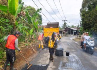 PU Kabupaten Bogor Tambal Sulam Jalan Cibatok — Gunungsari