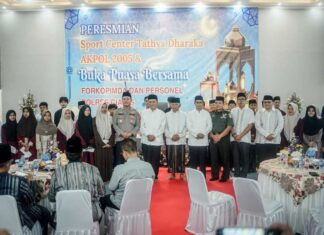 Bupati Ciamis Resmikan Sport Centre Tathya Dharaka Akpol 2005 di Mapolres Ciamis