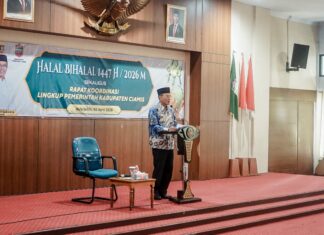 Bupati Ciamis Teguhkan Optimisme dan Gotong Royong dalam Momentum Halal Bihalal 1447 H