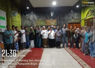 Suparman Terpilih Jadi Ketua DKM Masjid Al Ikhlas Kemang Asri Periode 2026–2029