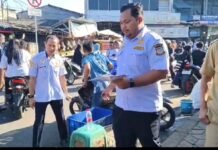 Aparat Gabungan Tertibkan Parkir Liar dan PKL di Pasar Ciputat, Lalu Lintas Lebih Lancar