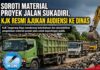 KJK Soroti Pengelolaan Material Proyek Jalan Sukadiri–Jati Gintung, Ajukan Audiensi ke Dinas