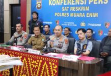 Polres Muara Enim Ungkap Pencurian 163 Rolling Door Pasar Inpres, 6 Pelaku Diamankan