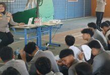 Polsek Kemang Lakukan Penyuluhan Sadar Hukum Kepada Ratusan Siswa SMK Boash