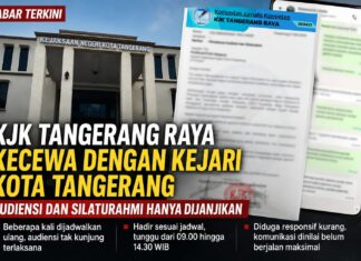 Audiensi KJK Tangerang Raya dengan Kejari Kota Tangerang Belum Terlaksana, Ketua KJK Soroti Kepastian Agenda