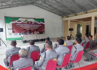 Satpol PP Tajurhalang Gelar Pembinaan Satlinmas dan Wawasan Kebangsaan di Desa Kalisuren