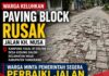 Warga Keluhkan Jalan Paving Block Rusak di Kampung Tegal Mauk Tangerang