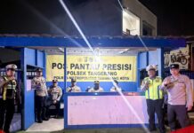 Polres Metro Tangerang Kota Dirikan 22 Pos Pantau dalam Operasi Cipta Kondisi Antisipasi Gangguan Kamtibmas