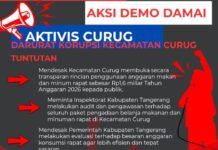 Aktivis dan Warga Curug Soroti Anggaran Makan-Minum Kecamatan Rp1,6 Miliar