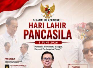 Nathan Ketua MPG DPW Sumsel Ucapkan Selamat Hari Lahir Pancasila 2026, Ajak Generasi Muda Implementasikan Nilai-Nilai Pancasila