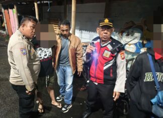 Patroli Cipkon Polsek Tangerang Amankan Dua Pria Diduga Pengguna Ganja di Tanah Tinggi