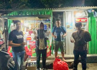 Sebanyak 43 Botol Miras Warung Jamu Salabenda Di Sita Polsek Kemang