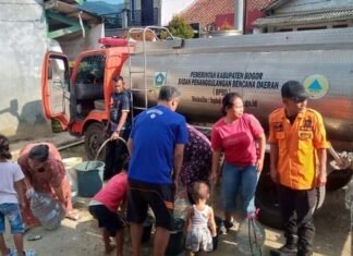 3 Kampung Di Desa Bantarsari Kecamatan Rancabungur Kekeringan, BPBD Salurkan Air Bersih